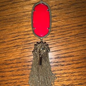 Kendra Scott Rayne Necklace Bright Red